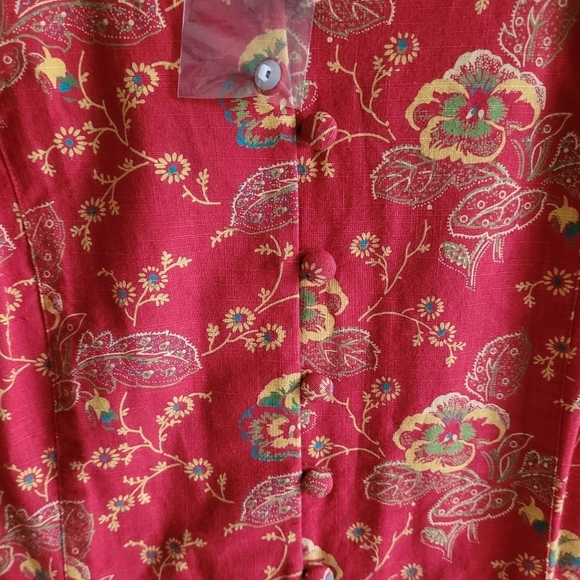 The Territory Ahead Red floral midi dress size 6 - Picture 3 of 4